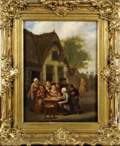 Fete Villageoise by Georges J. Buisson