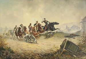 Carica Di Cavalleria by Emile Bujon