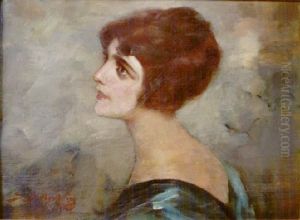 Portret Kobiety by Stefan Bukowski