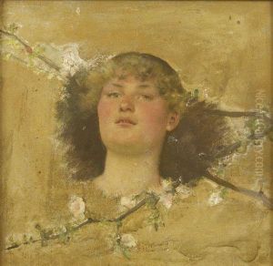 Portrait De Femme, Etude by Eugene Buland