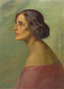 Profil De Femeie by Petru Bulgaras