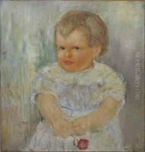 Fetita Cu Trandafir by Gh.Bob Bulgaru