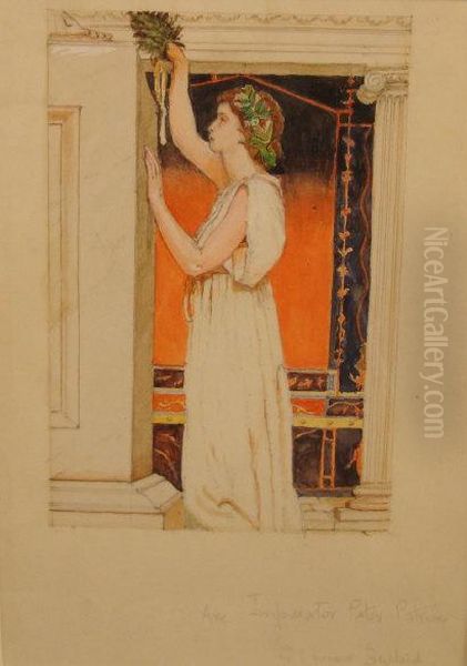 Classical Study, At The Temple Gate. - view 1