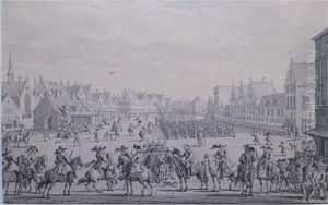 Prince Maurits Disbanding The Utrecht Militia by Jan Bulthuis