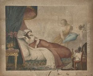 6 Arabian Nights Scenes by Henry William Bunbury