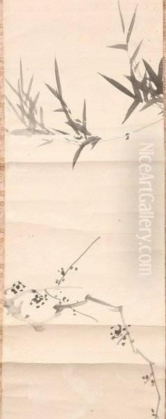 Bamboo, Prunus, And Grasses - view 1