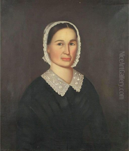 Portrait Of A Woman With A Lace Collar - view 1