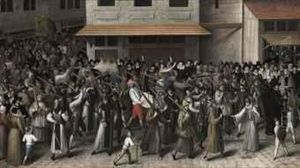 Procession Of The Catholic League by Francois Bunel