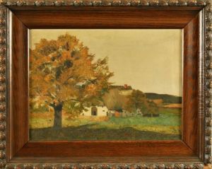 Alte Kate Unter Hohem Baum by Franz Bunke