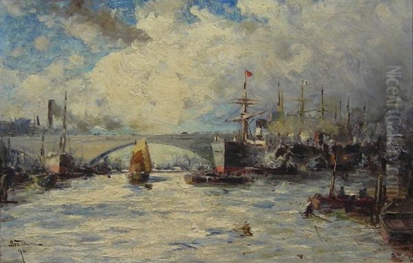 Shipping On The Thames - view 1