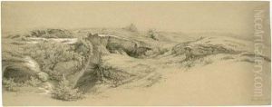 Campagna-landschaft Nahe Der Kuste by Joachim Ludwig Bunsow