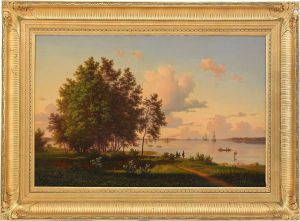 Kustlandskap by Joachim Ludwig Bunsow