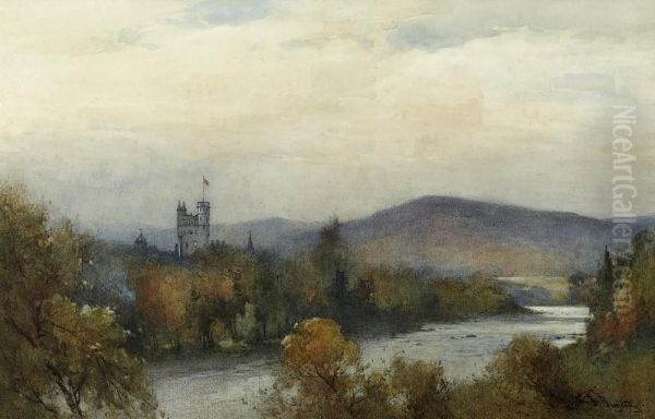 Balmoral Castle From The Dee - view 1