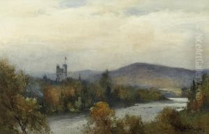 Balmoral Castle From The Dee by Thomas Bunting