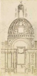 Lotto Di Cinque Studi Di Architetture by Francesco Buonamici