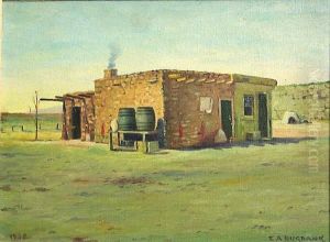 Adobe Home by Elbridge Ayer Burbank