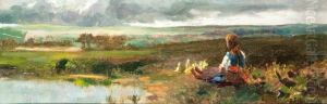 Libapasztorlany by Istvan Burchard-Belavary