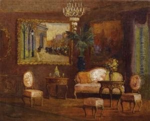 Salotto Borghese by Istvan Burchard-Belavary