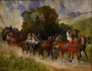 Vidiecka Svadba by Istvan Burchard-Belavary