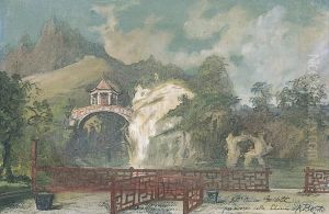 Paesaggio Orientale by Augusto Burchi