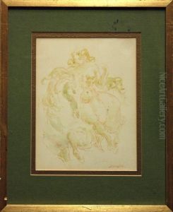 Nude On A Horse by Horace Robbins Burdick