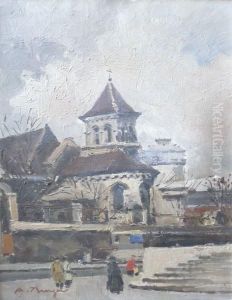 Montmartre. Le Reservoir by Anton Burger