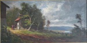 Landschaft Mit Bauernhaus Landschaft Mit Bauernhaus