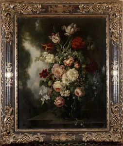 Bouquet De Tulipes, Pivoines Et Pavots