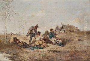 Zigeuner Bei Der Rast Zigeuner Bei Der Rast