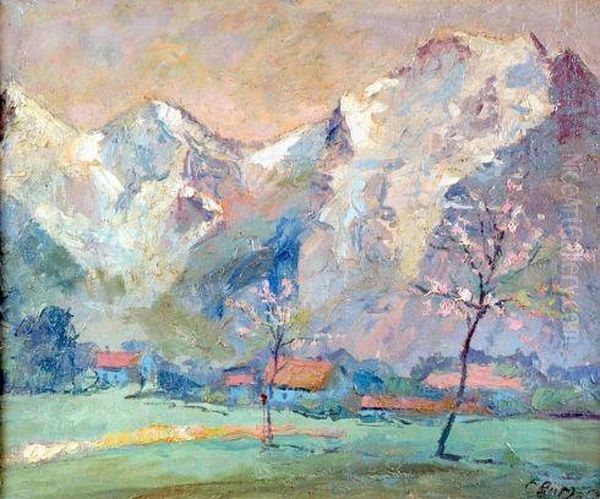Snowy Mountainous Landscape - view 1