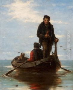 The Fisherman by Hendricus-Jacobus Burgers