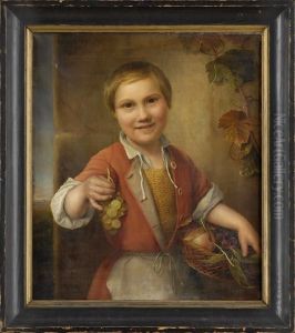 Der Junge Obstverkaufer. by Hendricus-Jacobus Burgers