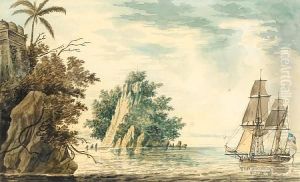 A View Of The West Side Of The Fortress Of Chunargarh On The Ganges