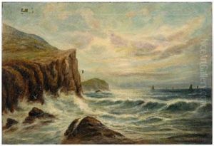 Rocky Coastal Scene by Frederick Burgess