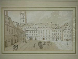 Architectural Study, A Townsquare