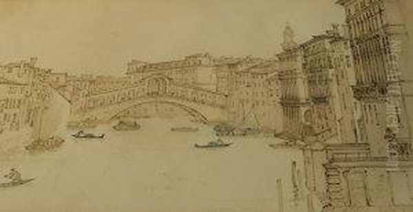 View Of The Rialto Bridge - view 1