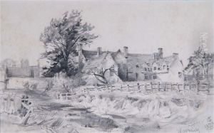 Houses At Warwick by John Burgess