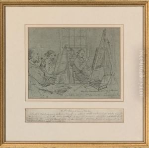 Henry Bright, Vandyke Brown And John Burgess by John Burgess