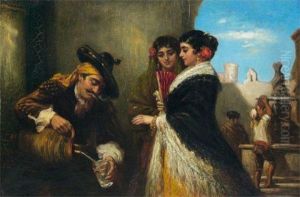 Sevillanes A La Fontaine by John Bagnold Burgess