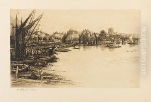 Bits Of Old Chelsea. A Series Of Forty-one Etchings... Letterpress Description By Lionel Johnson And Richard Le Galliene, Limited To 110 Copies by Walter William Burgess