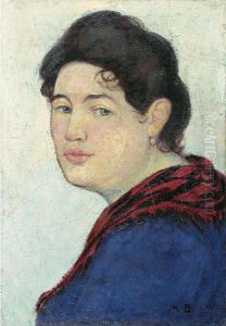 Bildnis Einer Jungen Bauerin by Max Alfred Buri