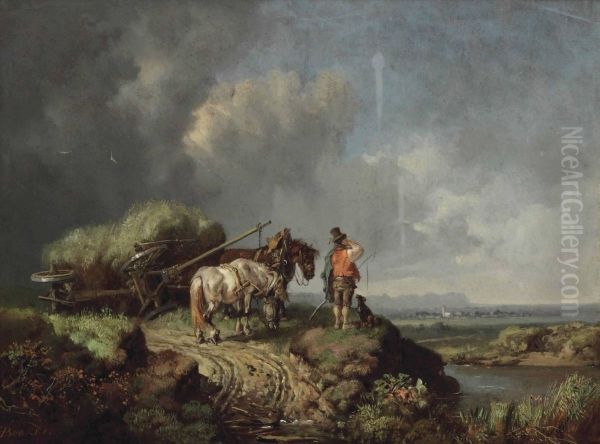 A Landscape With A Fallen Hay Wain - view 1