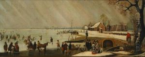 Wintertime Amusements by Johan Friederich Burkman