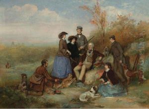 A Shooting Party by Clement Burlison