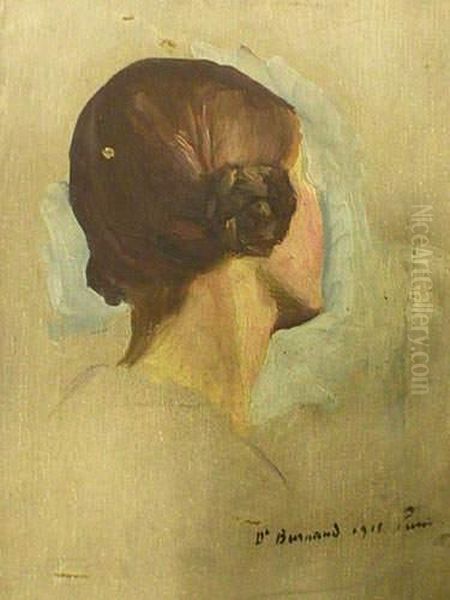 Suiveur De F. Hodler, Jeune Femme En Chignon - view 1