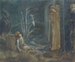 The Dream Of Lancelot by Sir Edward Coley Burne-Jones