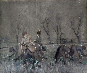 Work In The Fields by Cecil Ross Burnett