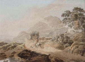 The London To Carlisle Stagecoach by Edward Francis Burney