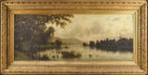 Bord Du Mein Pres De Francfort by Karl Peter Burnitz