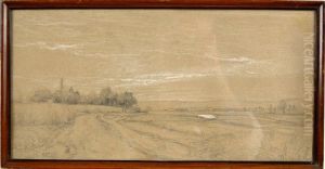 Landschaft Bei Hausen by Karl Peter Burnitz
